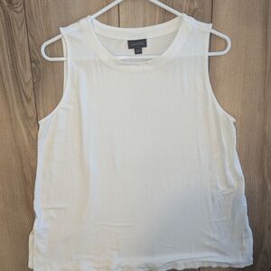 J. Jill White Sleeveless Muscle Tee